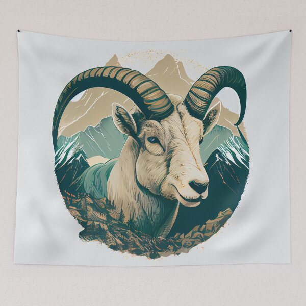 Item preview, High Altitude Mountain Goat  designed and sold by mcmtdesigns.