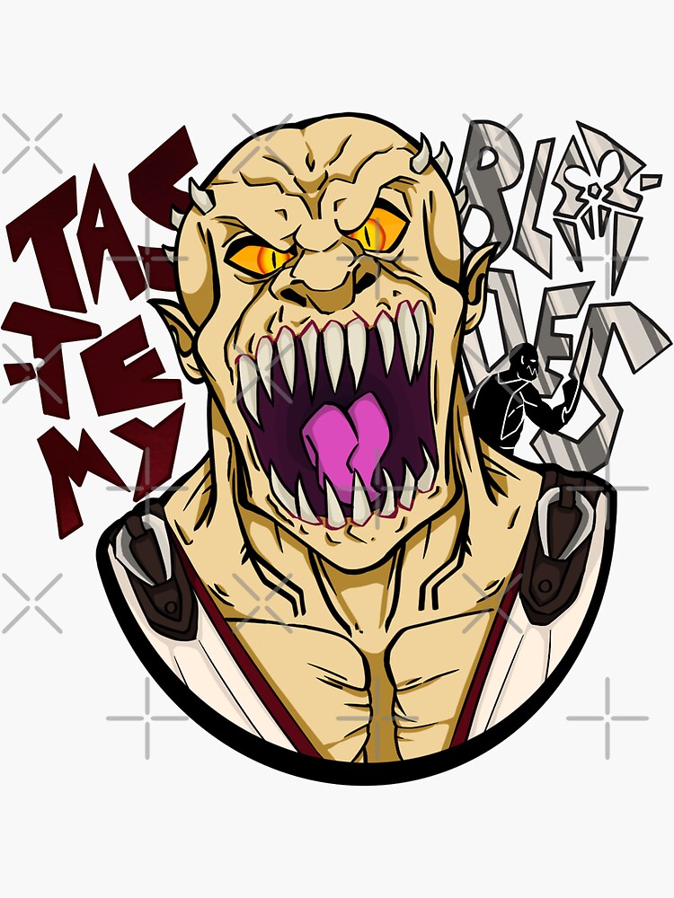 Baraka mortal kombat Sticker for Sale by SkeleMod