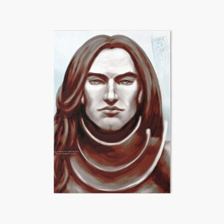 Knight in rusty hues Art Board Print