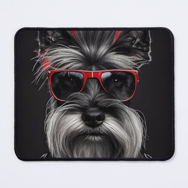 Item preview, Schnauzer Punk Red designed and sold by CKDigitalPrints.