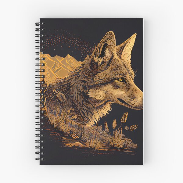 Item preview, Majestic Desert Hunter Coyote designed and sold by mcmtdesigns.