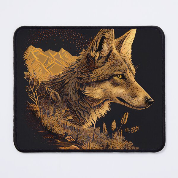 Item preview, Majestic Desert Hunter Coyote designed and sold by mcmtdesigns.