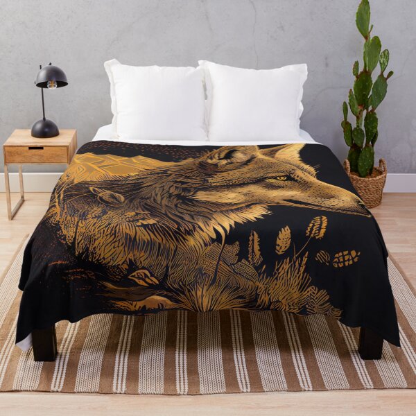 Item preview, Majestic Desert Hunter Coyote designed and sold by mcmtdesigns.