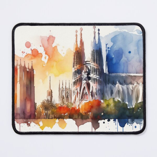 Item preview, Sagrada Família watercolor style designed and sold by Marc Alexander Kunze.