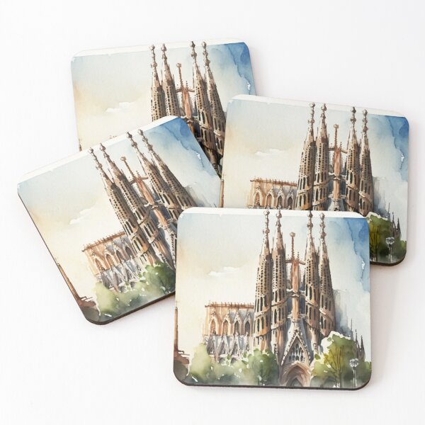Item preview, Sagrada Família watercolor style designed and sold by Marc Alexander Kunze.