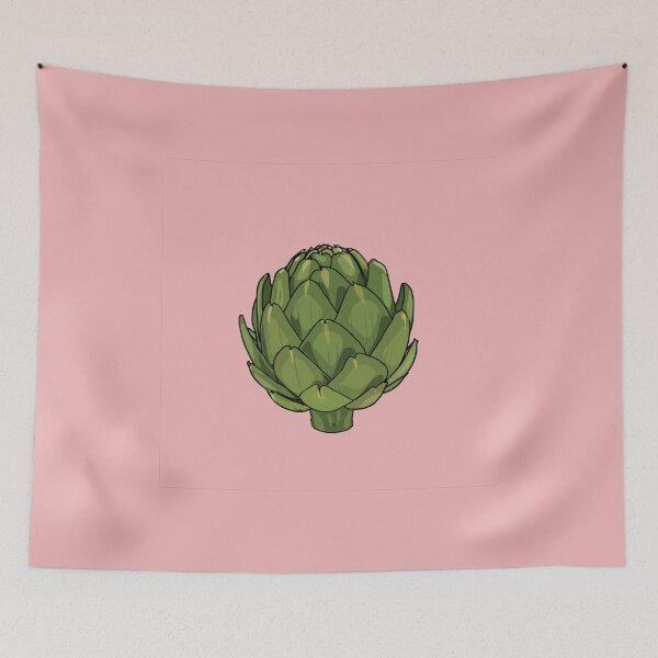 Item preview, Artichoke cartoon illustration designed and sold by Misscartoon.