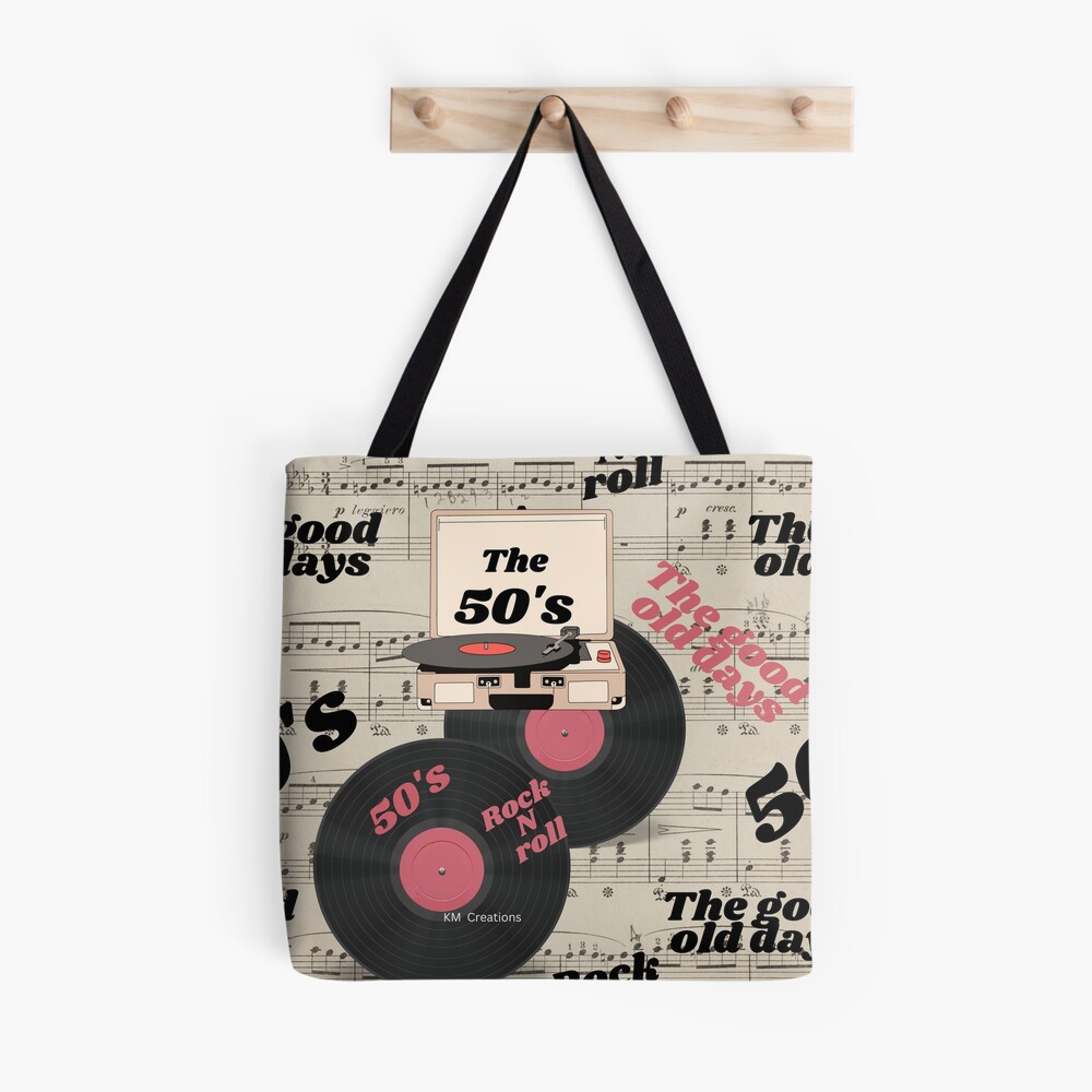 The good old rock and roll days, them 50s and 60s - in the 50s, | Tote Bag