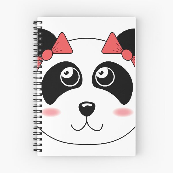 Item preview, Adorable Panda Bear with Bows on Ears  designed and sold by Suzakara Designs.