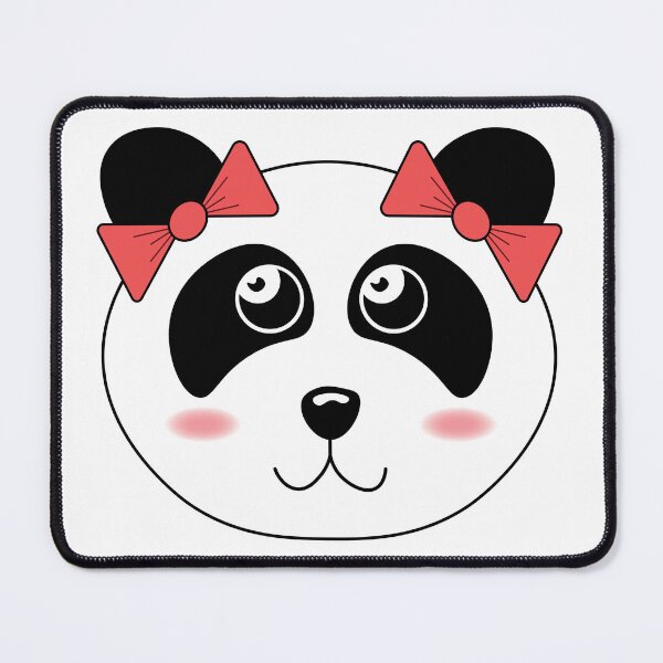 Item preview, Adorable Panda Bear with Bows on Ears designed and sold by Suzakara Designs.