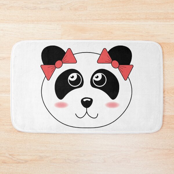 Item preview, Adorable Panda Bear with Bows on Ears  designed and sold by Suzakara Designs.