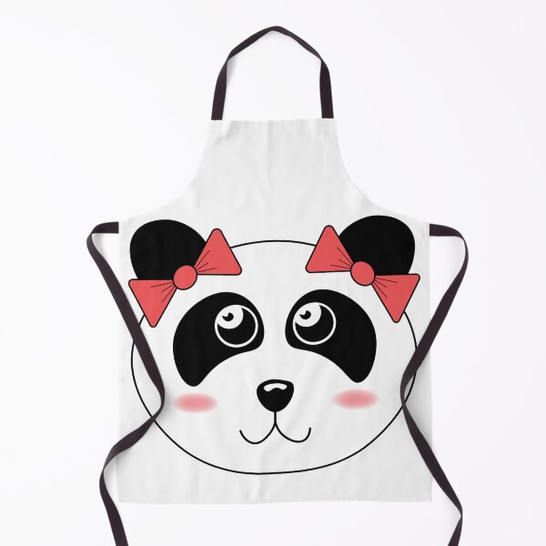 Item preview, Adorable Panda Bear with Bows on Ears designed and sold by Suzakara Designs.