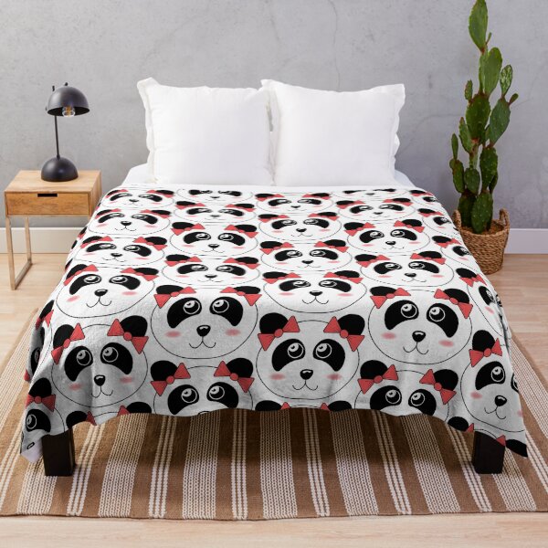 Item preview, Adorable Panda Bear with Bows on Ears designed and sold by Suzakara Designs.