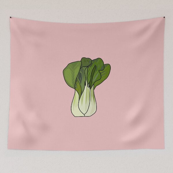 Item preview, Bok choy cartoon illustration designed and sold by Misscartoon.