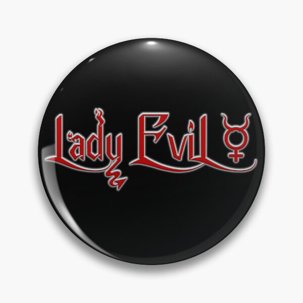 Item preview, Lady Evil Horned Sign designed and sold by The Tinfoil Mafia .