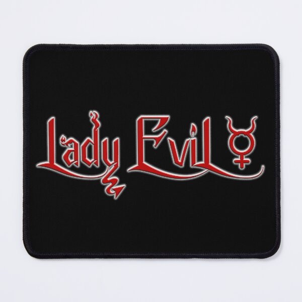 Item preview, Lady Evil Horned Sign designed and sold by The Tinfoil Mafia .