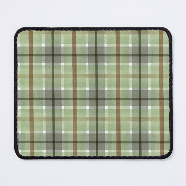 Item preview, Green and Brown watercolor plaid designed and sold by Daily Miracles.
