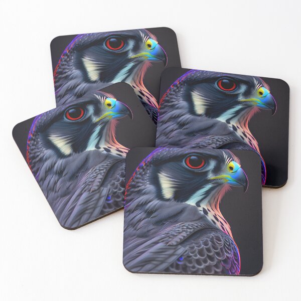 Item preview, Neon Flight A Peregrine Falcon designed and sold by mcmtdesigns.