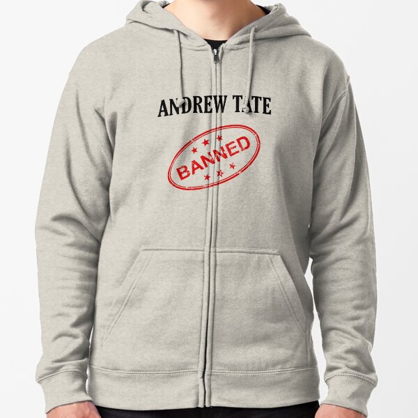 andrew tate Premium Scoop Zipped Hoodie