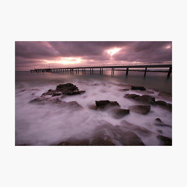 Lorne Pier Dawn, Australia Photographic Print