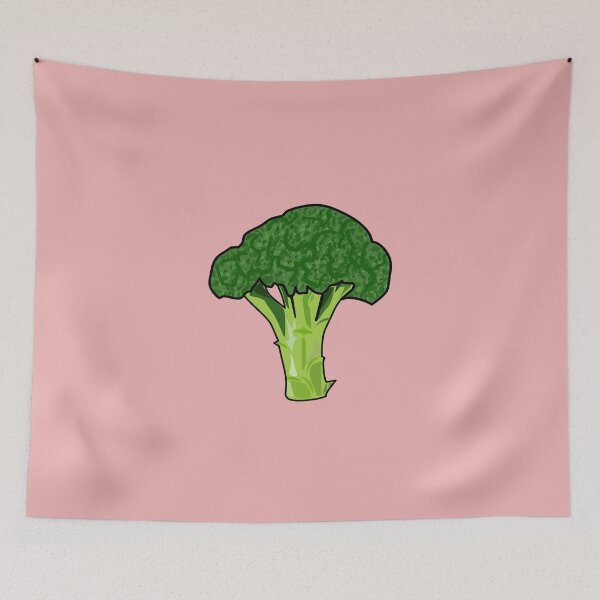 Item preview, Broccoli cartoon illustration designed and sold by Misscartoon.