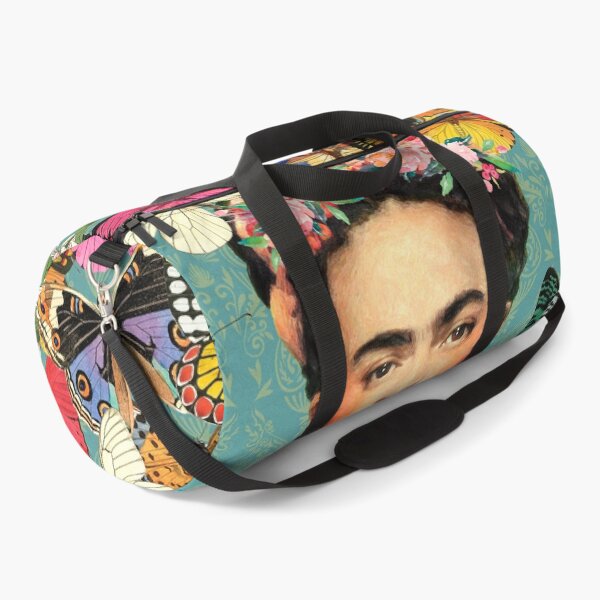 Item preview, Frida Kahlo Butterflies Teal designed and sold by Muycote.