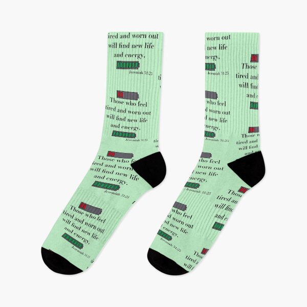 Item preview, Tired and New Life, Jeremiah 31:25-2.0 designed and sold by luckymurph.