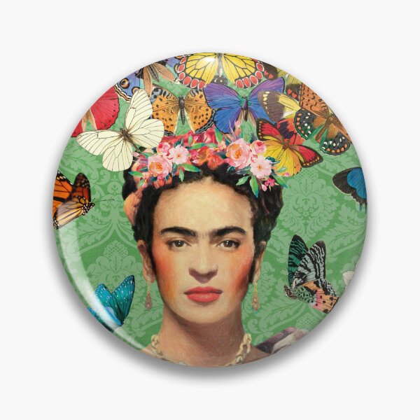 Item preview, Frida Kahlo Green Butterflies designed and sold by Muycote.