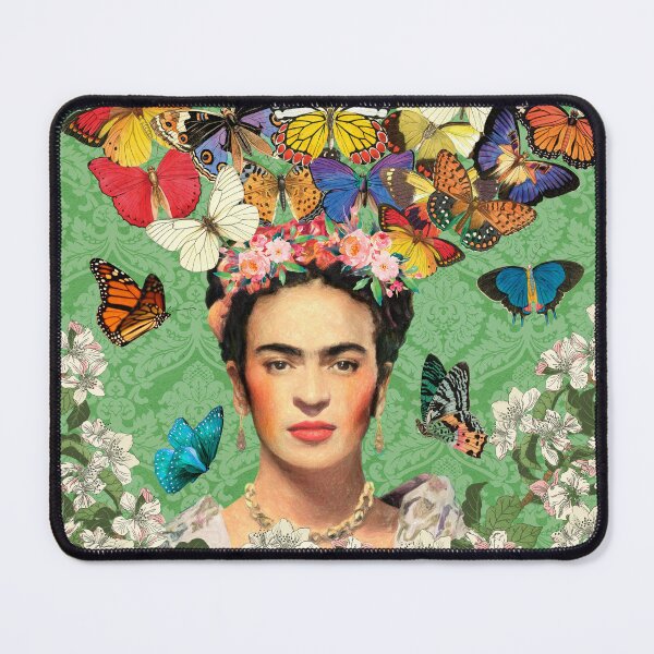 Item preview, Frida Kahlo Green Butterflies designed and sold by Muycote.