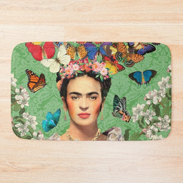 Item preview, Frida Kahlo Green Butterflies designed and sold by Muycote.