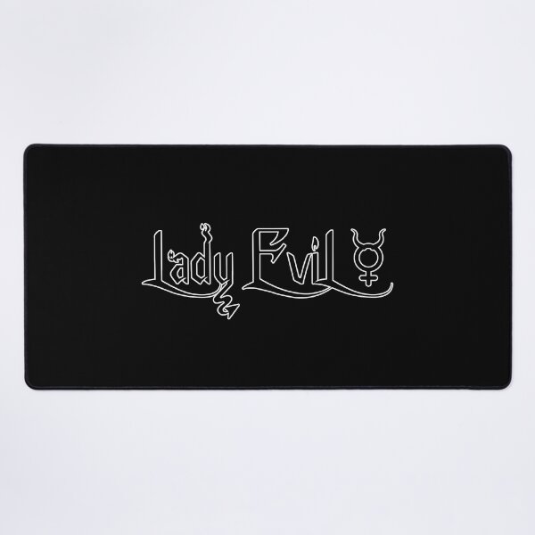 Item preview, Lady Evil horned Sign designed and sold by The Tinfoil Mafia .