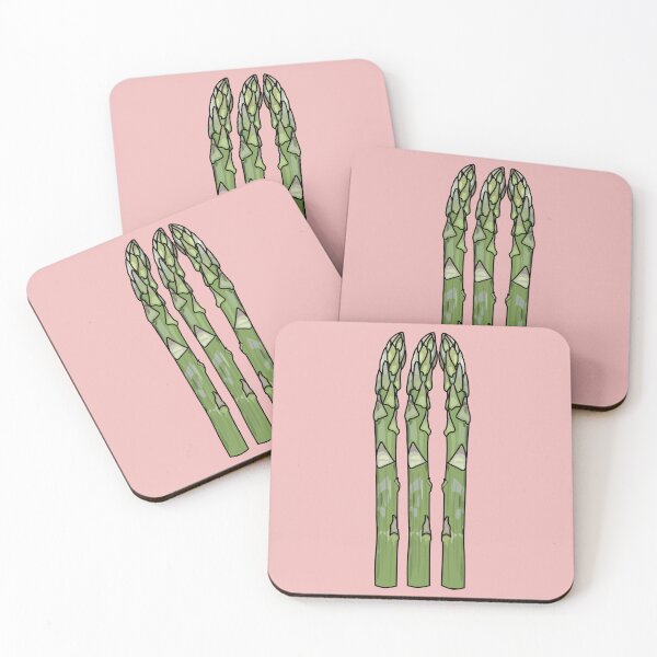 Item preview, Asparagus cartoon illustration designed and sold by Misscartoon.