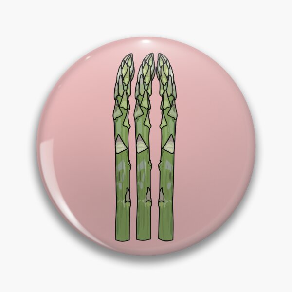 Item preview, Asparagus cartoon illustration designed and sold by Misscartoon.