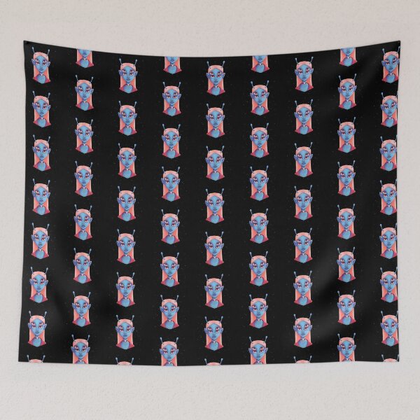 Item preview, Four Eyes Alien Optical Illusion designed and sold by PaperRain.