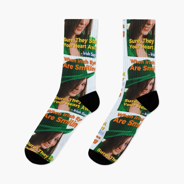 Item preview, Irish Saying - When Irish Eyes Are Smiling Sure They Steal Your Heart Away designed and sold by IrishProverbs.