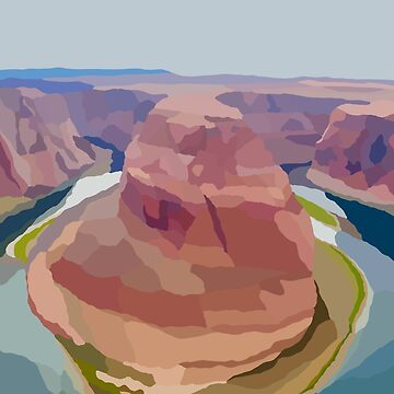 Artwork thumbnail, Horseshoe Bend by Color & Canvas