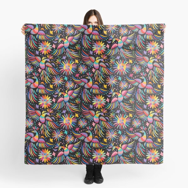 Item preview, Mexican embroidery seamless pattern designed and sold by kavalenkavart.