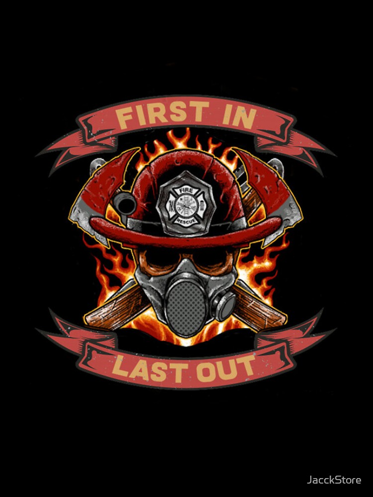 Thumbnail 4 of 4, iPhone Case, Fire Fighter First In Last Out designed and sold by JacckStore.
