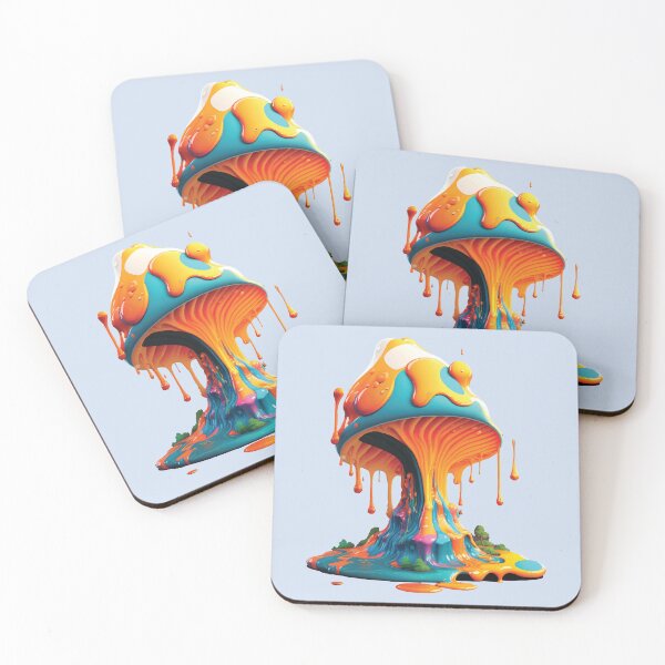 Item preview, Psychedelic Melting Mushroom designed and sold by StuffnSuch.