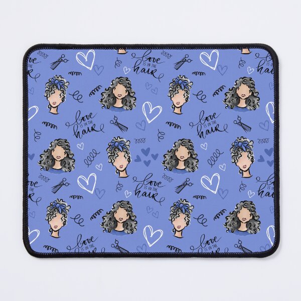 Item preview, Love is in the Hair (Gray) designed and sold by Curly-Cuties.