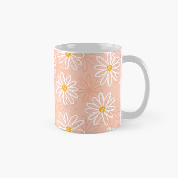 Artikelvorschau, Daisy Blossoms Pattern - Peach entworfen und verkauft von RahimaUmmi.