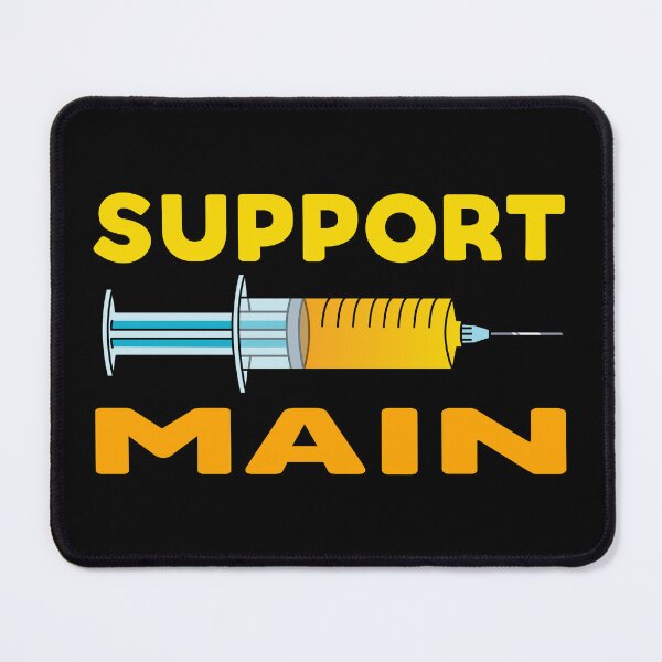 Item preview, Support Main Horizontal Slogan Cartoon Needle designed and sold by JessicaAmber.