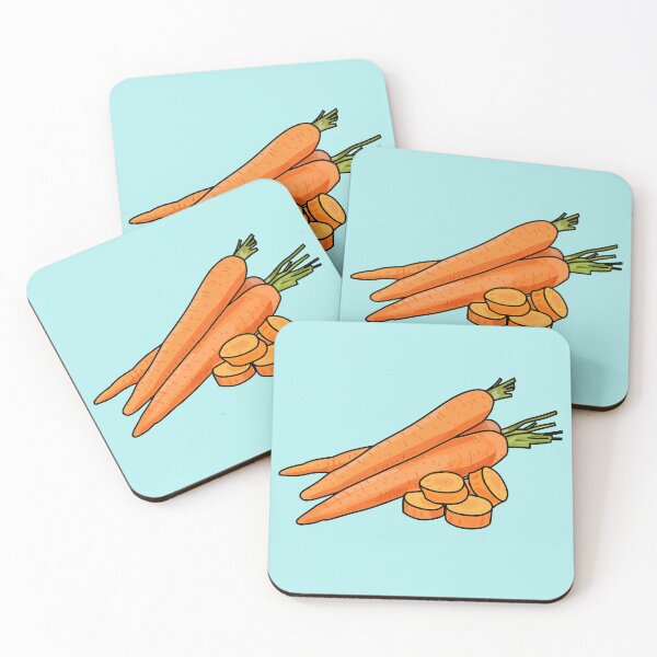 Item preview, Carrot cartoon illustration designed and sold by Misscartoon.