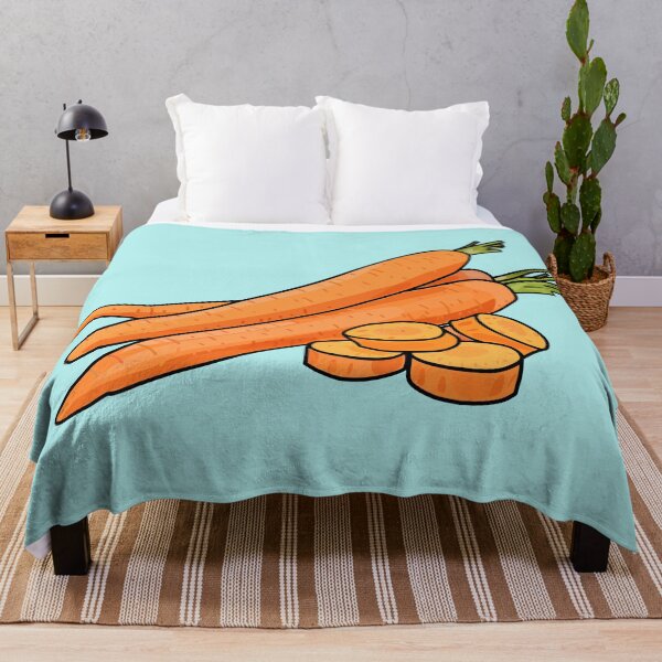 Item preview, Carrot cartoon illustration designed and sold by Misscartoon.