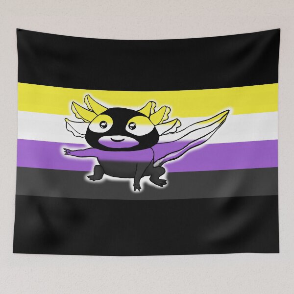 Item preview, NonBinary Axolotl (V22) designed and sold by SamIsWhat8.