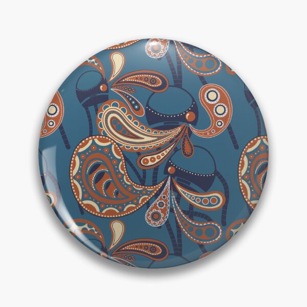 Artikelvorschau, Alien-Invasion-Paisley-Muster entworfen und verkauft von PetleyPatterns.