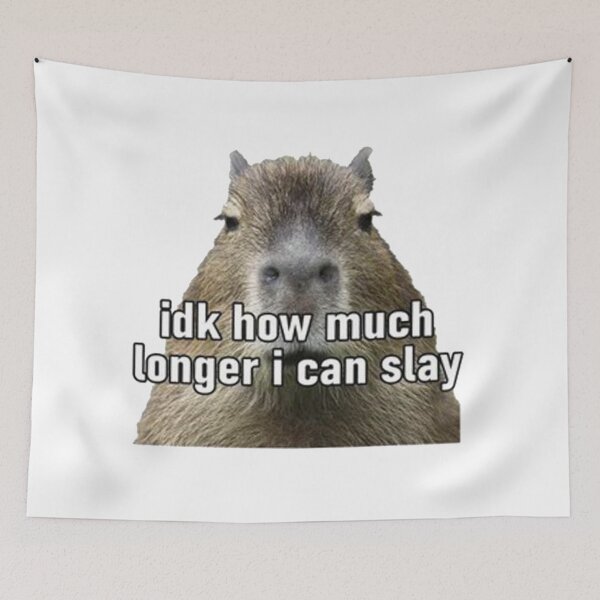 Item preview, I Can Slay - Capybara Funny designed and sold by nathankidis.