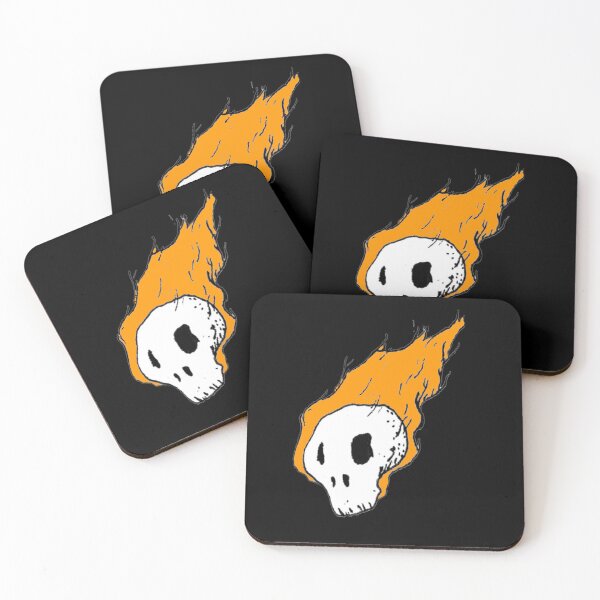 Item preview, flaming skull (quigley) designed and sold by RobotPizzaGuy.