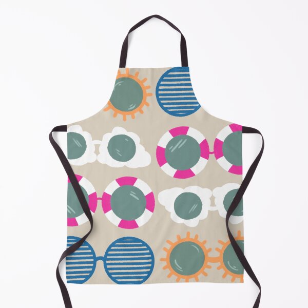 Item preview, Cool beachy sunshades in blue, pink, and tangerine on sand designed and sold by katerosestudios.