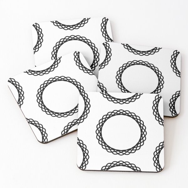 Item preview, Black Braided Circle designed and sold by KeksWorkroom.
