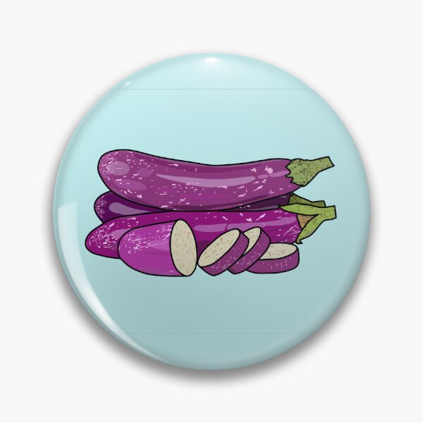 Item preview, Eggplant cartoon illustration designed and sold by Misscartoon.